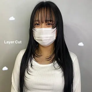 ロング SOURCE 茶屋町所属・SOURCE 茶屋町　奥井杏奈のヘアスタイル