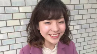 ミディアム パーマ ウエモト タク ショート/レイヤーのヘアスタイル