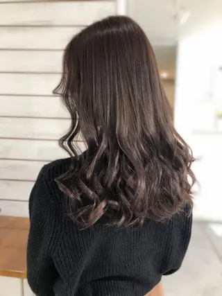 セミロング カラー 🦋美髪/エクステ 🦋アベイクミのヘアスタイル