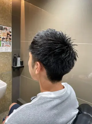 メンズ ヒロ銀座　　バーバーショップ新宿店所属・横尾 太尊ビジネススタイルのヘアスタイル