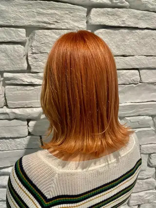 ミディアム カラー 岩戸 新のヘアスタイル