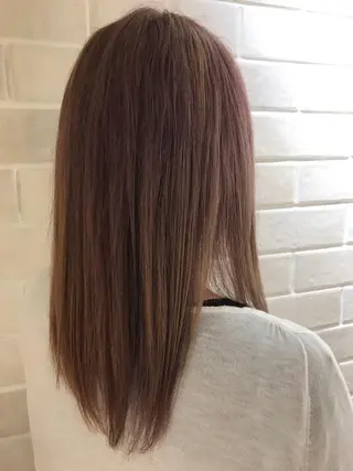 ミディアム カラー 艶髪カラー&ウルフ フルカワ ヒロズミのヘアスタイル