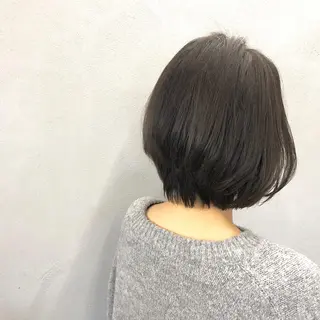 ショート カラー ボブ/ショート/ 白髪染め/メンズ葛西のヘアスタイル