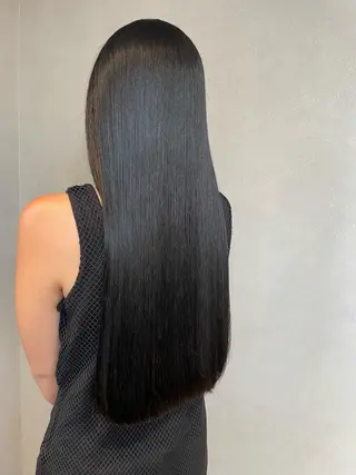 ロング 金城 二千夏のヘアスタイル