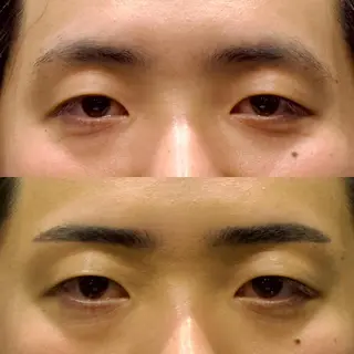 ショート メンズ アイブロウ メンズ眉毛ワックス 青山英憲のヘアスタイル