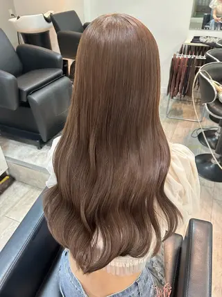 ロング カラー パーマ ヘアアレンジ メンズ ワット 原宿のヘアスタイル