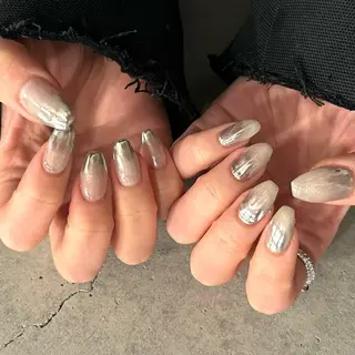 ネイル unwind ┊︎冬っぽネイル🧸のネイルデザイン