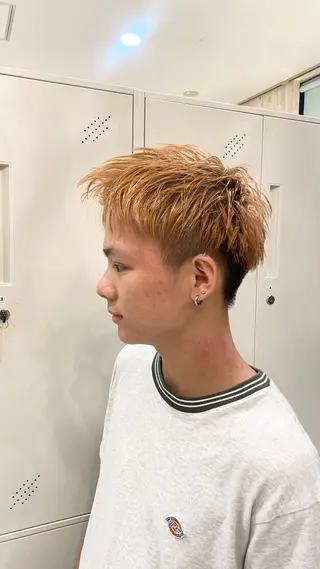 メンズ 🎃0円パーマモデル 募集／佐藤菜々美🎀のヘアスタイル
