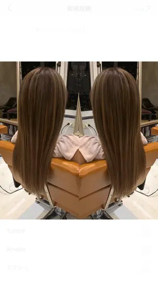 ロング rollen所属・美魔女 美容師NAOのヘアスタイル