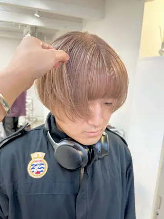 ショート カラー メンズ kai .のヘアスタイル