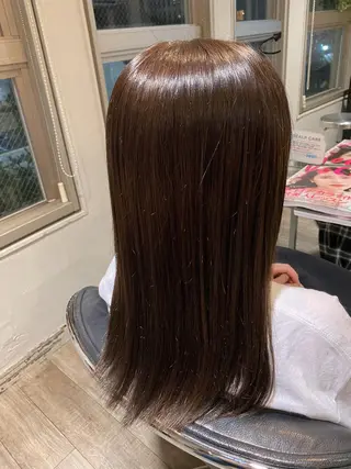 セミロング カラー アレンジ指名 no.1✨ｈａｋｏのヘアスタイル