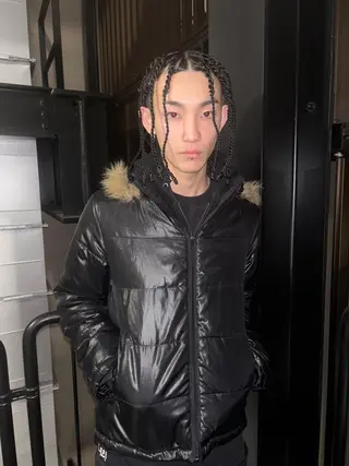 ミディアム ヘアアレンジ メンズ メンズ/特殊ヘア パーマ🕷️小夏貴也のヘアスタイル