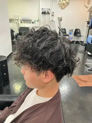 ショート パーマ Vis-a-Vis志村坂上所属・段下 航一郎のヘアスタイル