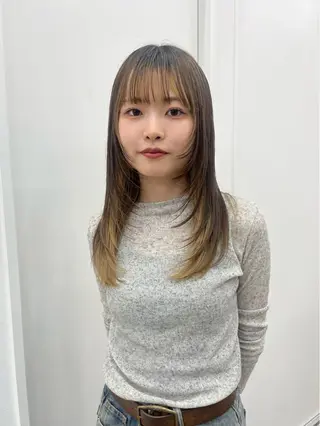 セミロング カラー amy.所属・メンズカットパーマ/ ブリーチ高柳将太のヘアスタイル