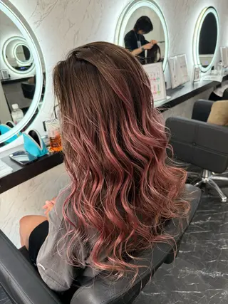ロング カラー LOHAS 関根真由美のヘアスタイル