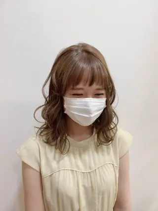 ミディアム カラー ノーブル美容室イオン高橋店所属・鈴木 純子のヘアスタイル