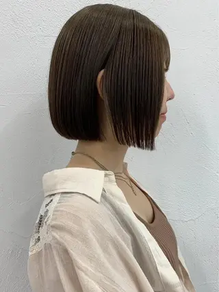 ショート カラー Rico / bob/グレージュのヘアスタイル