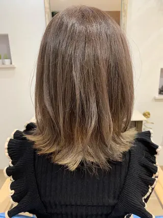 セミロング カラー 竹田駅/半個室 belle./ベルのヘアスタイル