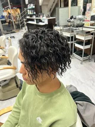 ミディアム パーマ メンズ メンズパーマ 💈後閑和真💈のヘアスタイル
