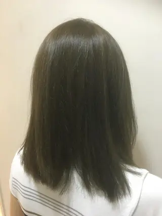 ミディアム カラー 永井 大希のヘアスタイル