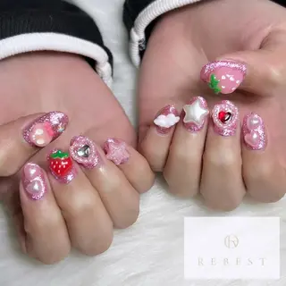 ネイル REBEST🎀 付け放題のネイルデザイン