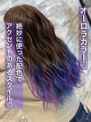 ミディアム カラー カラーと言ったら SAWARAのヘアスタイル