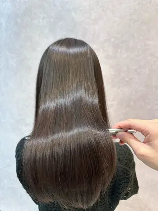 ロング 🔸縮毛矯正/髪質 改善カラー石崎🔸のヘアスタイル