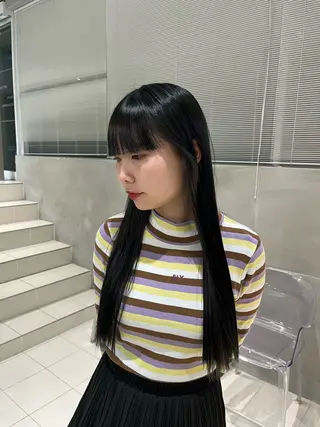 ロング カラー 似合わせカラー🪩 SAYA 👗のヘアスタイル