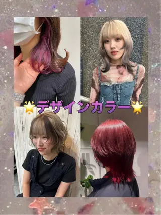 セミロング カラー 🫧レイヤーカット／ 蓮沼実奈🫧のヘアスタイル