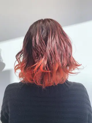 ショート カラー 🌿earth亀有店 【緑髪のノブ】🌿のヘアスタイル