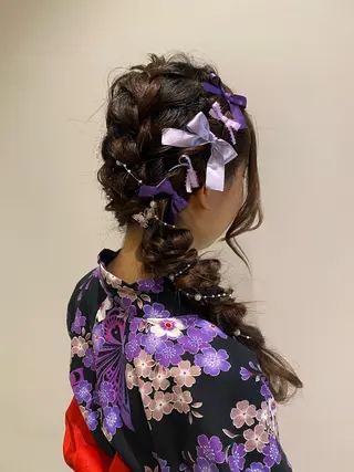 ロング ヘアアレンジ 艶髪🌿美髪 大塚礼乃【西荻窪】のヘアスタイル