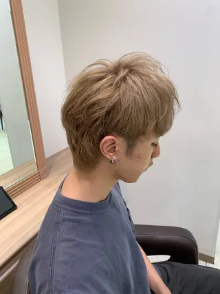 ショート カラー メンズ 🌱脱白髪染め特化 🌱岡田将英のヘアスタイル