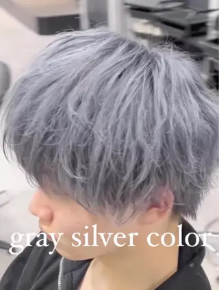 カラー ヘアアレンジ メンズ 外国人風カラー職人 レオのヘアスタイル