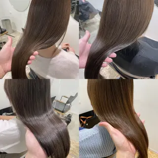 セミロング カラー 髪質改善とカラー特化 ✨Hito.nowaのヘアスタイル