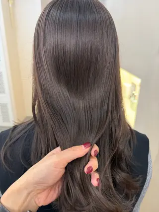 カラー 透明感カラー/顔周り 臼井逸美のヘアスタイル