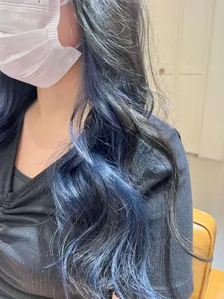 セミロング カラー 縮毛矯正×艶カラー /中村勇太のヘアスタイル