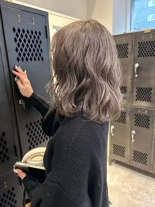 ミディアム sliver renのヘアスタイル