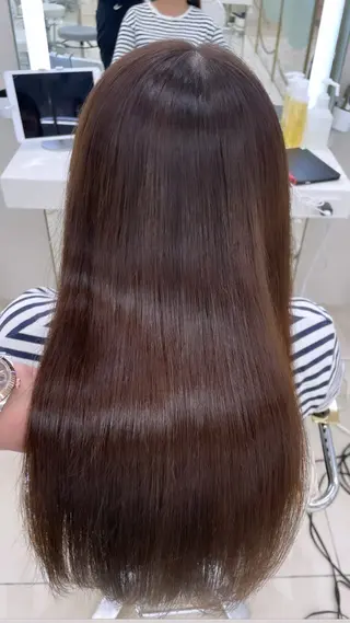 ロング カラー COA GINZA 空也/前髪/顔まわりのヘアスタイル