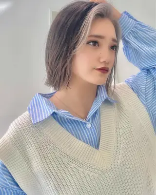 カラー インナーカラー/レイ ヤーカット♡/マキシのヘアスタイル