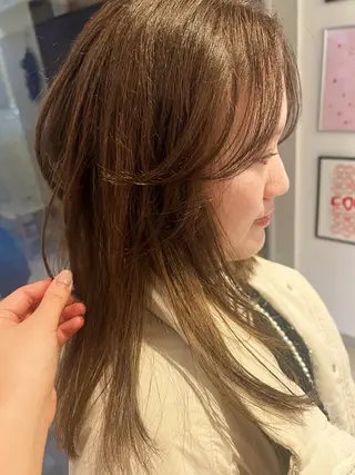 カラー 南部 綾音のヘアスタイル
