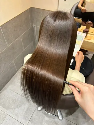 ロング 清水 理愛のヘアスタイル