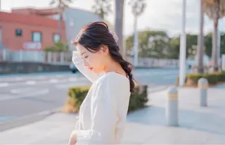 セミロング diar湘南台所属・スガワラ　メグミ/ 湘南台/カットモデルのヘアスタイル