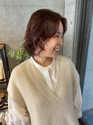 ショート パーマ ROUTE KOUTAのヘアスタイル