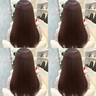 セミロング 【髪質改善カラー】 あむ·. ⟡ 🖤のヘアスタイル