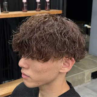 パーマ メンズ 波巻き/縦落ち /こーへいのヘアスタイル