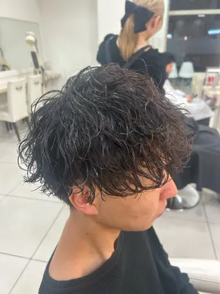 パーマ メンズ 髪質改善/艶カラー/ メンズパーマ/鈴木のヘアスタイル