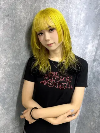 ロング カラー 【.ico】心斎橋 飛田ゆうきのヘアスタイル