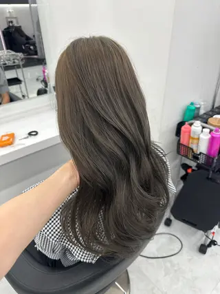 ロング カラー パーマ ヘアアレンジ メンズ キッズ ♥️韓国ヘア レイヤー♥️ゆりのヘアスタイル