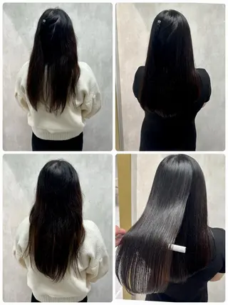 セミロング 満足度⭕️縮毛矯正師 谷口にお任せを👍のヘアスタイル