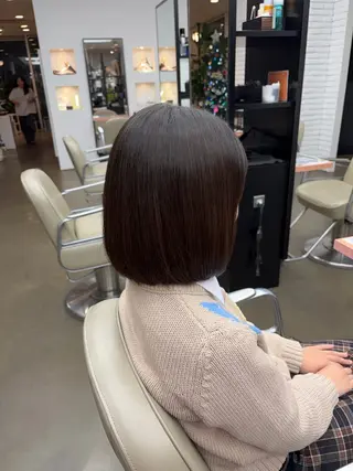 ショート DIFINOaoyama所属・🎧ayaka/ボブ /透明感カラー🩵のヘアスタイル